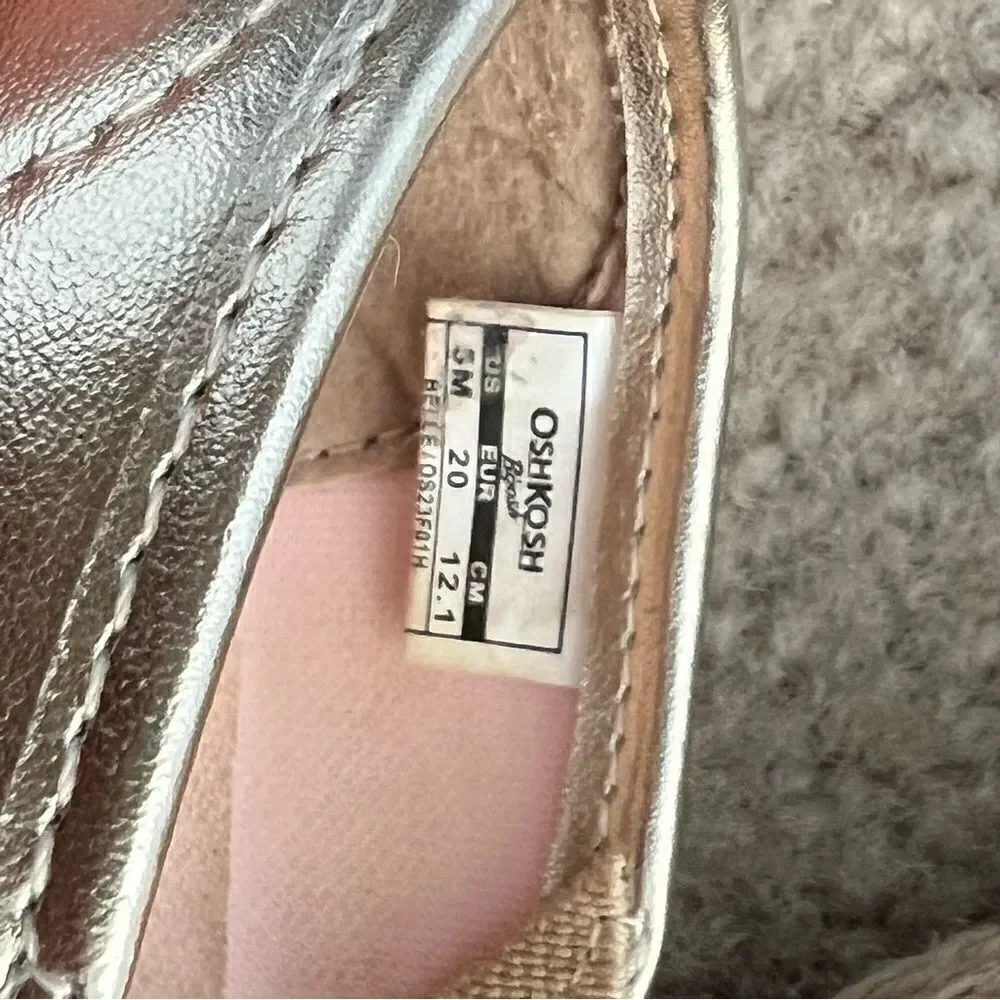 OshKosh Toddler Metallic Slip-On Shoes - Size 5